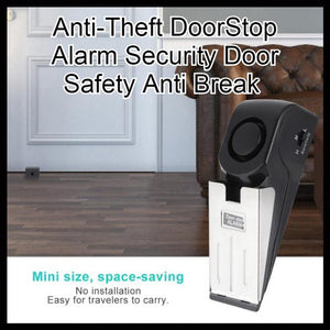 Electronic Burglar Alarm-Security Wedge Door Stop-Hotel Intruder Alert