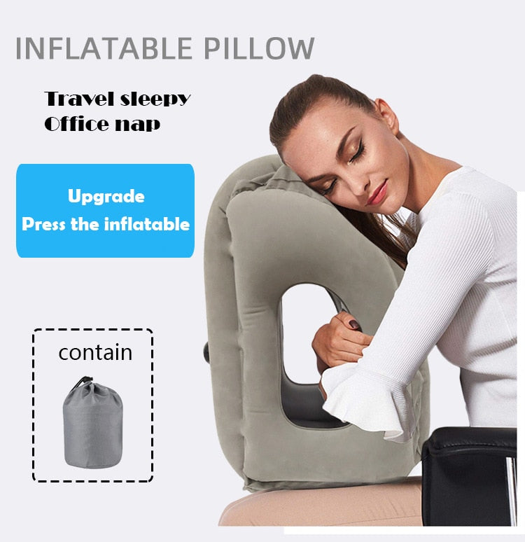 Inflatable Cushion Travel Pillow The Most Diverse & Innovative Pillow for Traveling.